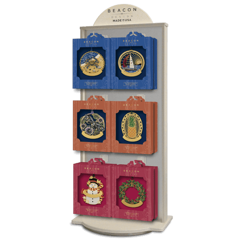 Two-Sided Rotating Counter Display