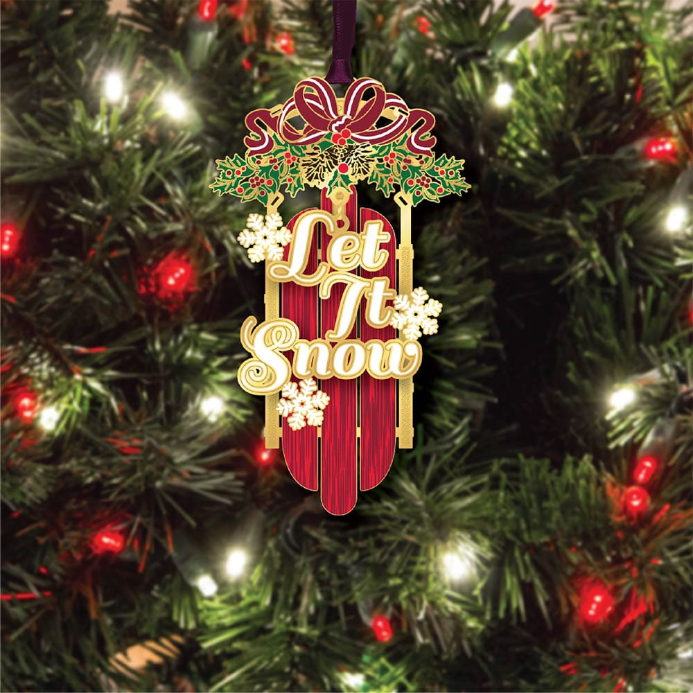 Let It Snow Sled