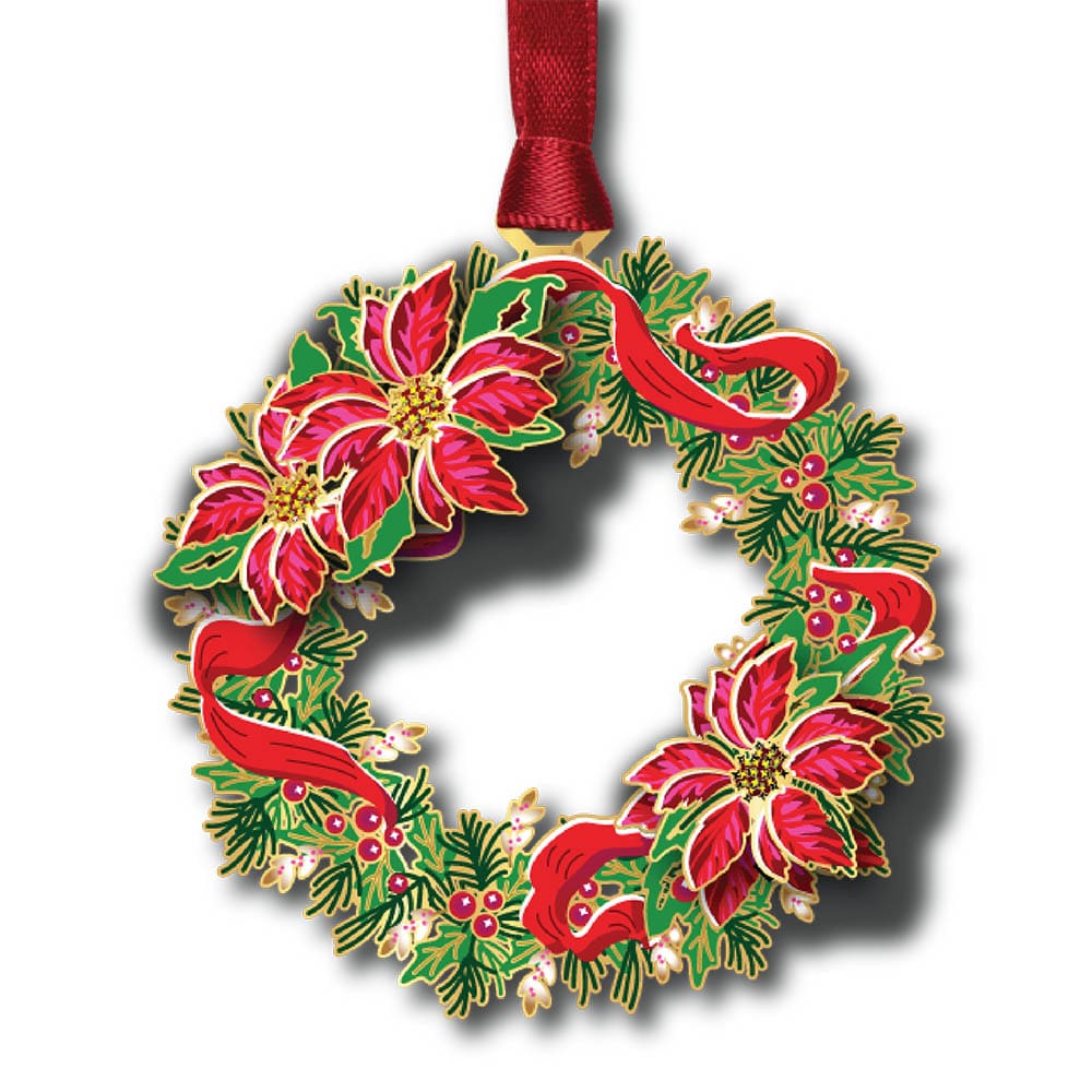 Poinsettia Wreath