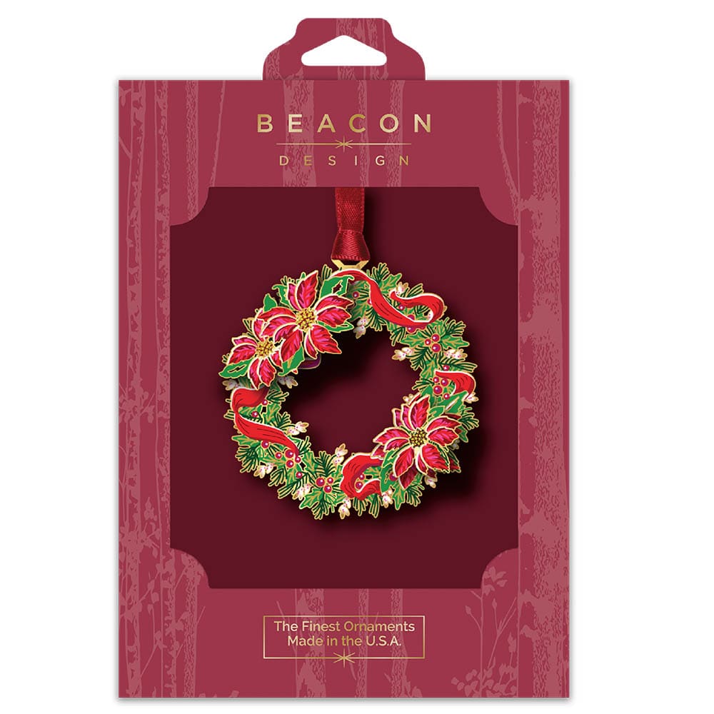 Poinsettia Wreath