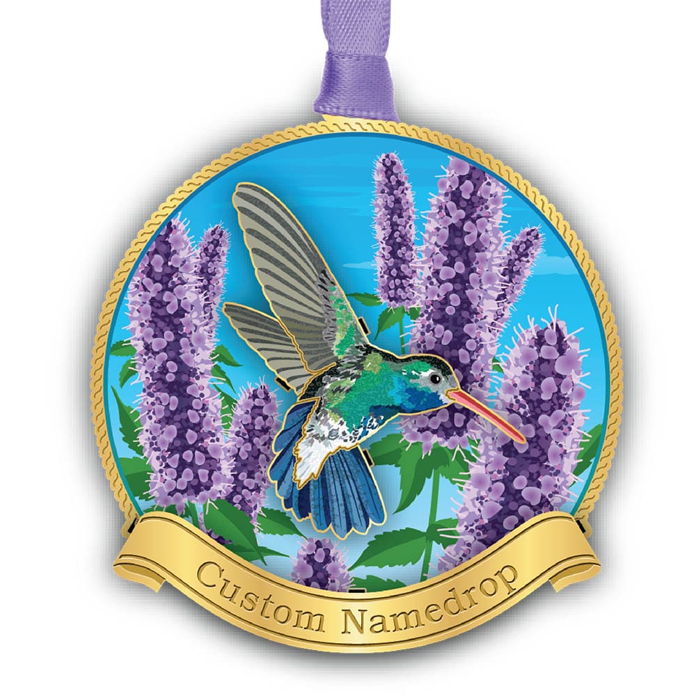 Hummingbird Floral Namedrop