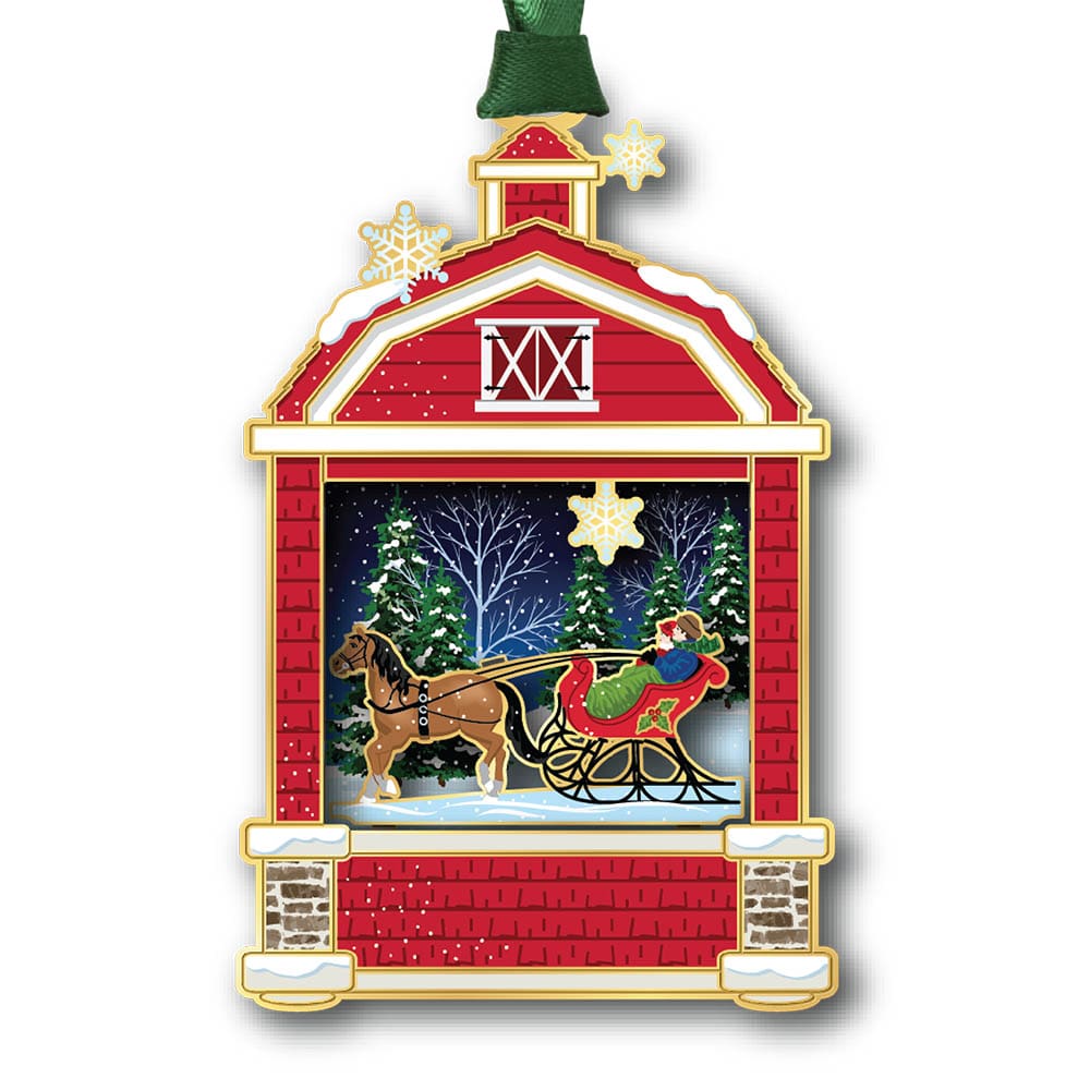 Winterscape Barn