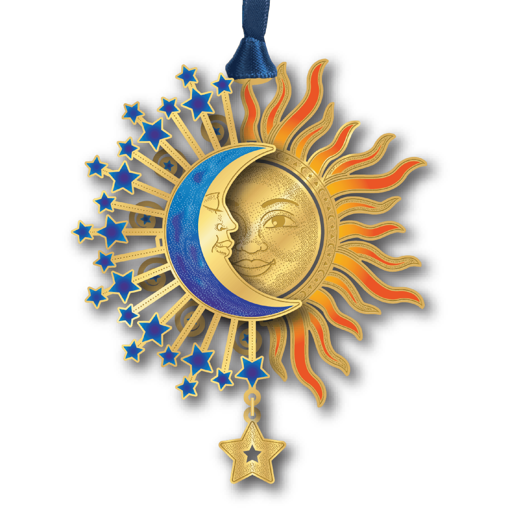 Sun & Moon Crescent w/ Oval Namedrop