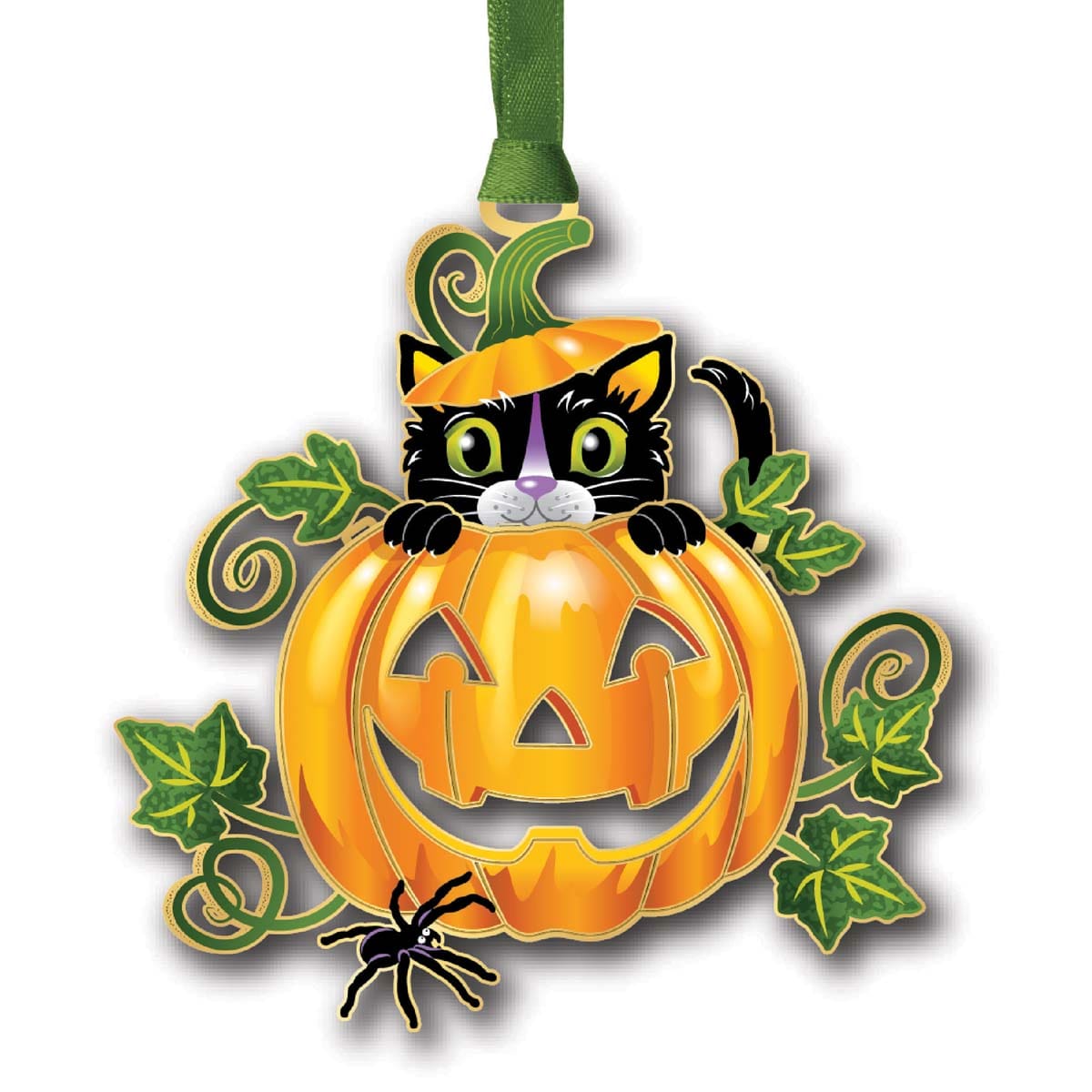 Black Cat Jack-O-Lantern