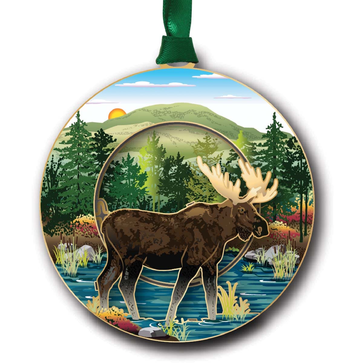 Moose in Bog