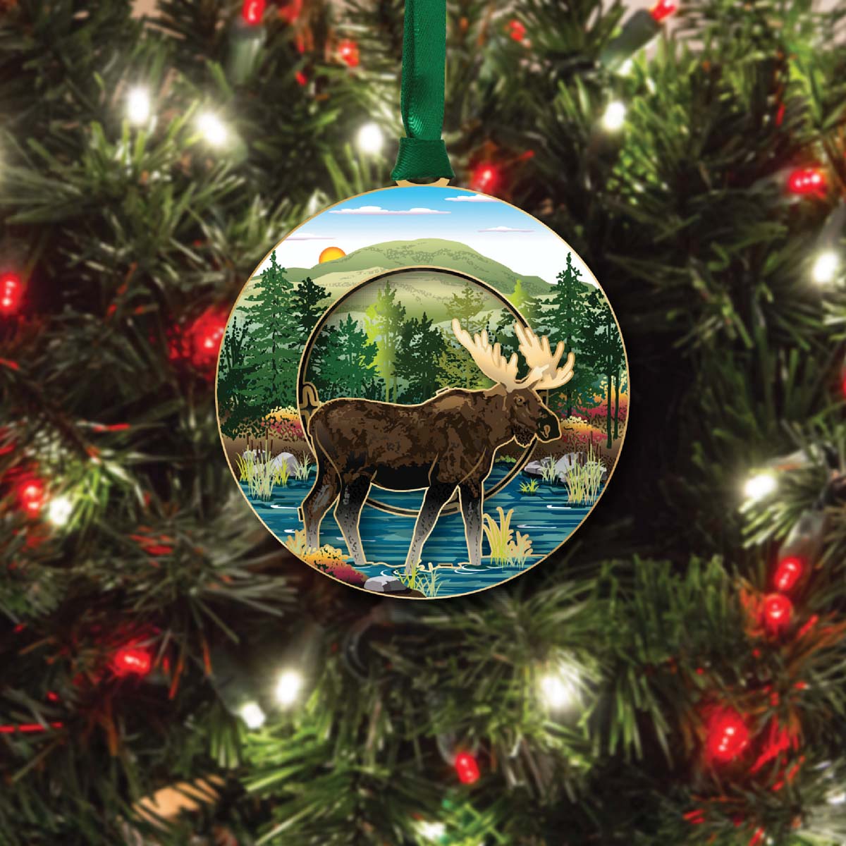 Moose in Bog