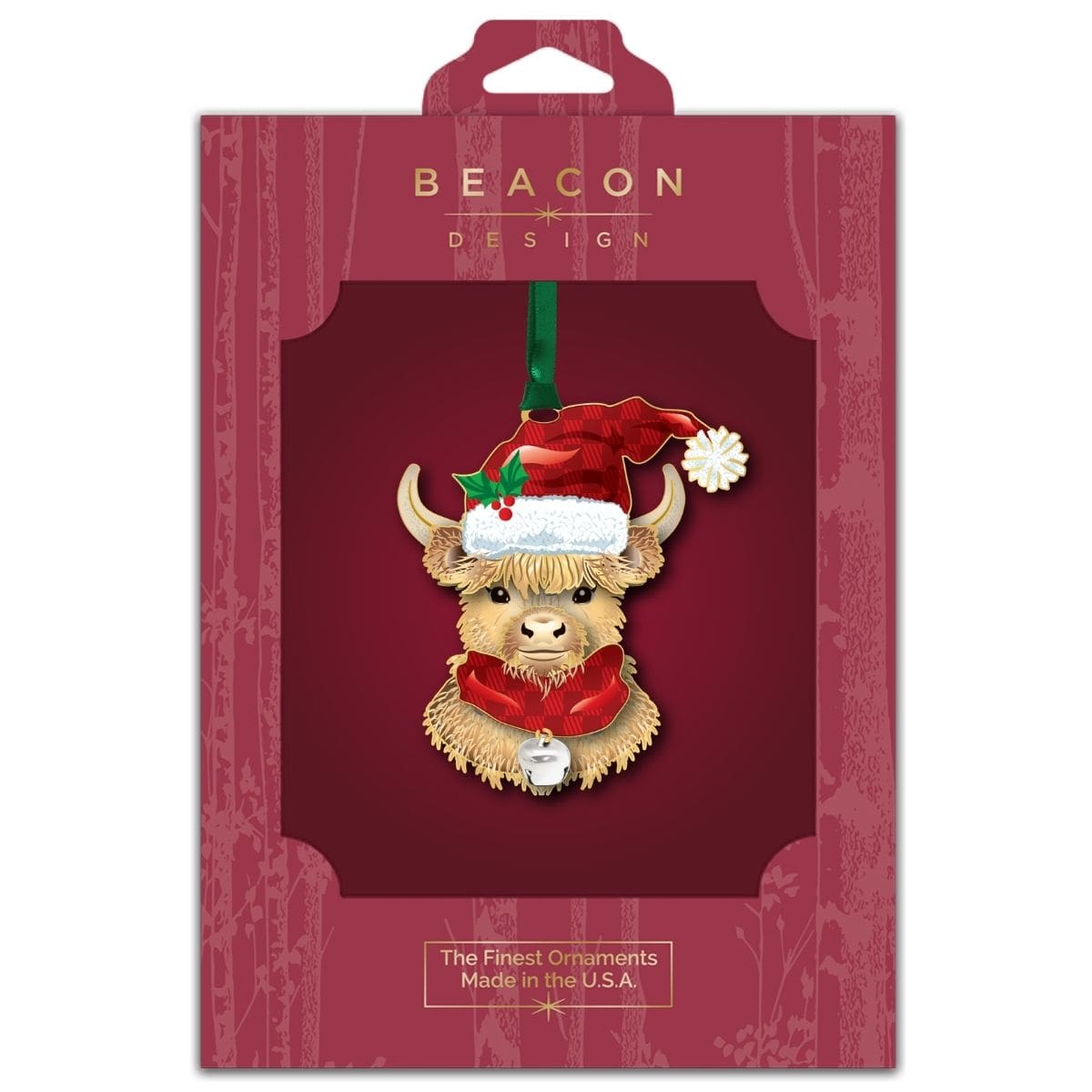 Highland Cow w/ Oval Namedrop - Image 2