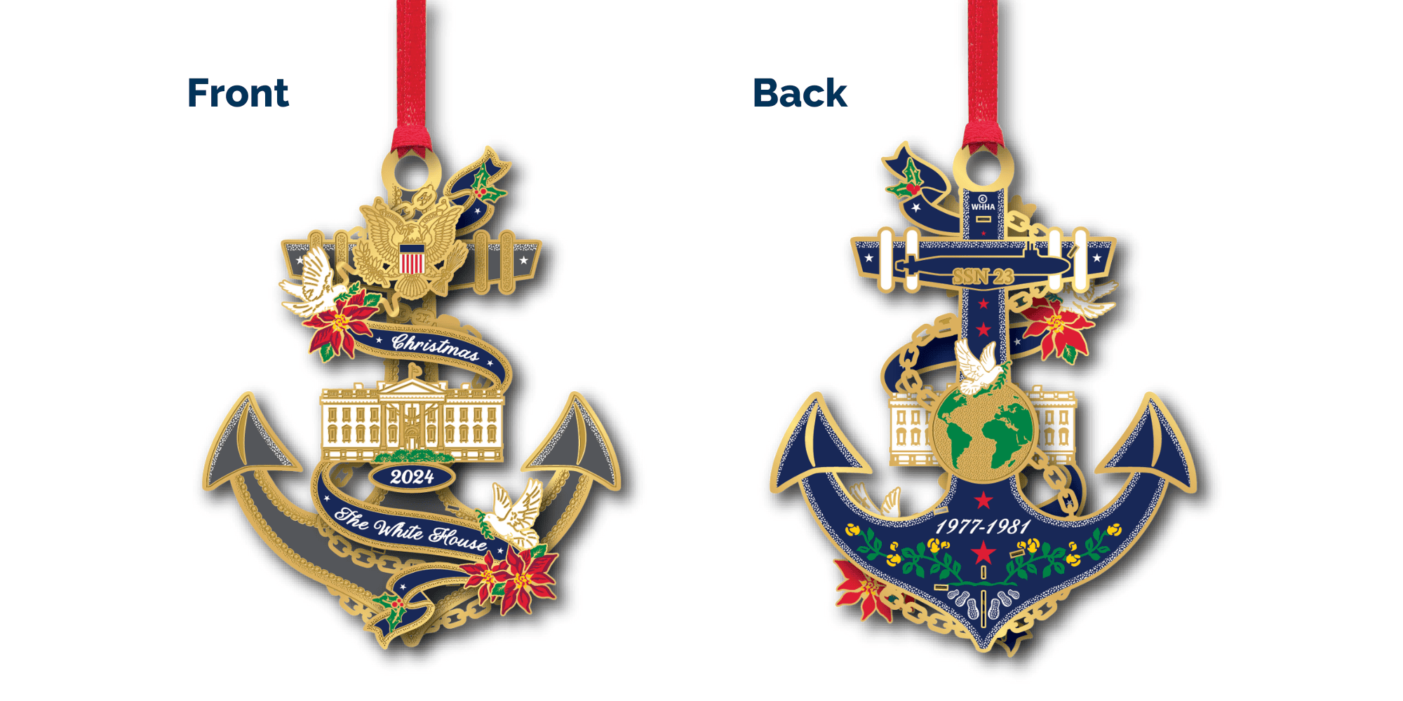 Introducing The 2024 White House Historical Association Annual Christmas Ornament!